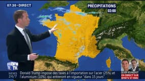 La météo pour ce vendredi 9 mars 2018