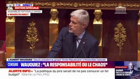 "Tout ceux qui se prêtent au jeu minable" de la censure "en rendront compte devant les Français", estime Laurent Wauquiez