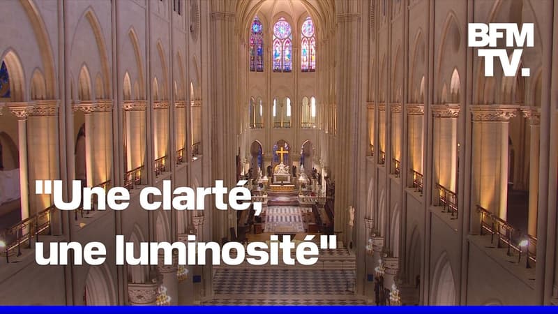 Les premières images de l'intérieur restauré de Notre-Dame de Paris