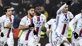 La joie des Lyonnais contre l'OM