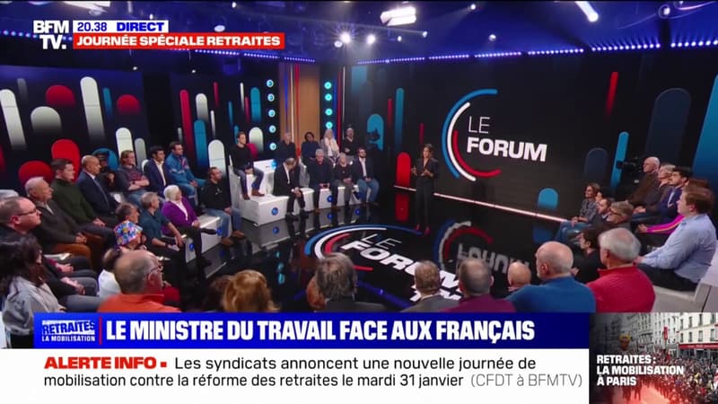 Le ministre du Travail Olivier Dussopt répondra aux Français sur la réforme des retraites dans le Forum BFMTV