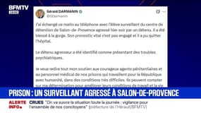 Salon-de-Provence: un élève surveillant de la prison agressé par un détenu