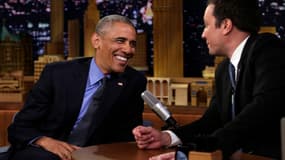 Barack Obama sur le plateau du "Tonight Show", le 9 juin 2016.