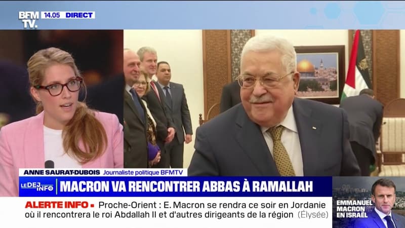 Israël: le président Emmanuel Macron va rencontrer Mahmoud Abbas à Ramallah en Cisjordanie