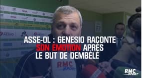 ASSE-OL : Genesio raconte son émotion après le but de Dembélé 