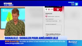 BFM Grand Lille et vous: Signalille, une application pour signaler les incivilités et les anomalies