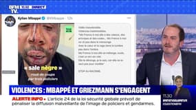 Producteur violemment frappé: Antoine Griezmann et Kylian Mbappé dénoncent les violences policières