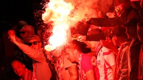 Des fans de Cologne à l'Emirates le 14 septembre