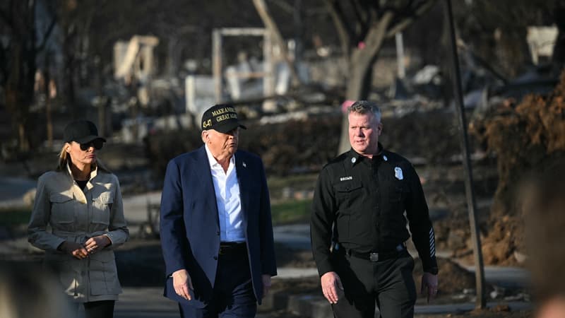 Incendies de Los Angeles: Donald Trump promet de soutenir les sinistrés 