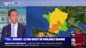 Orages: 17 départements du quart Sud-Ouest placés en vigilance orange 