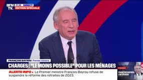 François Bayrou promet "le moins de charges fiscales supplémentaires" pour les ménages