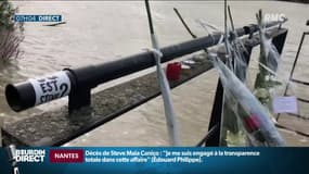 Des fleurs déosées en hommage à Steve Maia Caniço