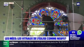 Les Mées: les vitraux de l'église Saint-Blaise restaurés et sauvés