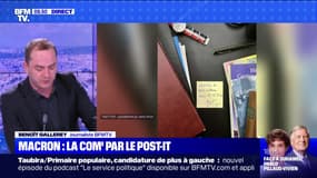 La communication d'Emmanuel Macron par le post-it