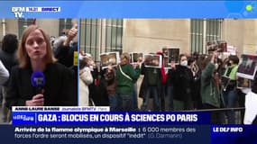 Blocus à Sciences Po Paris: la candidate LFI aux européennes, Rima Hassan est allée à la rencontre des étudiants pro-palestiniens   