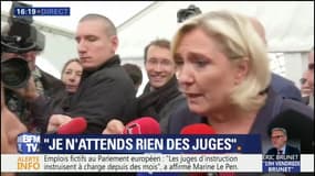 "Je n'attends rien des juges d'instruction, je n'ai aucune confiance en eux" se défend Marine Le Pen, à nouveau convoquée
