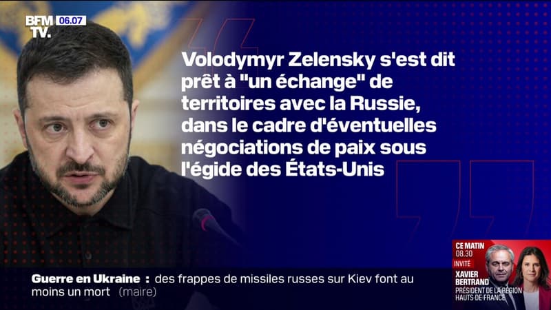 Guerre en Ukraine: le président Ukrainien prêt à la négociation