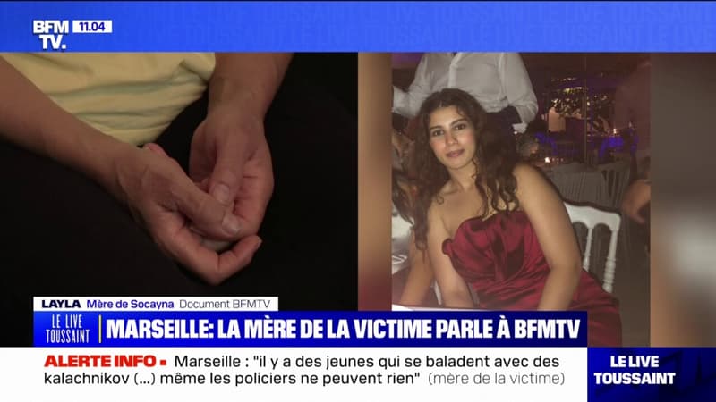 La mère de Socayna, victime collatérale d'une fusillade à Marseille, témoigne sur BFMTV