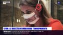 Fabrication de masques transparents: le succès d'une entreprise lyonnaise 