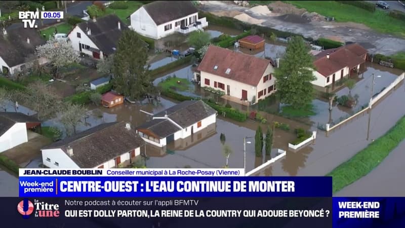 Inondations: C'est vraiment la crue du siècle pour nous à La Roche-Posay selon un Jean-Claude Boublin, conseiller municipal de la ville