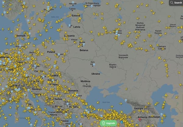 L'espace aérien ukrainien est fermé. 