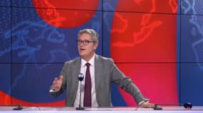 Franck Morel, avocat et ex-conseiller d'Edouard Philippe, sur le plateau de BFM Business, présenté par Guillaume Paul.