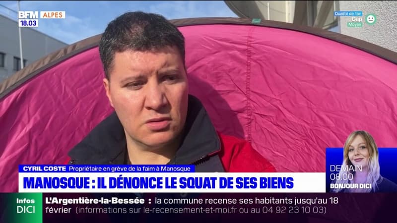 Manosque: il dénonce le squat de ses biens