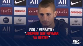 PSG / Verratti : « J'espère que Neymar va rester »