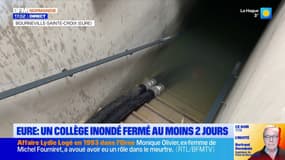 Eure: le collège Simone-Sauteur de Bourneville-Sainte-Croix fermé à cause d'une importante inondation