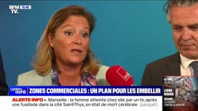Olivia Grégoire, la ministre déléguée au Commerce annonce un plan de 24 millions d'euros pour embellir les zones commerciales françaises