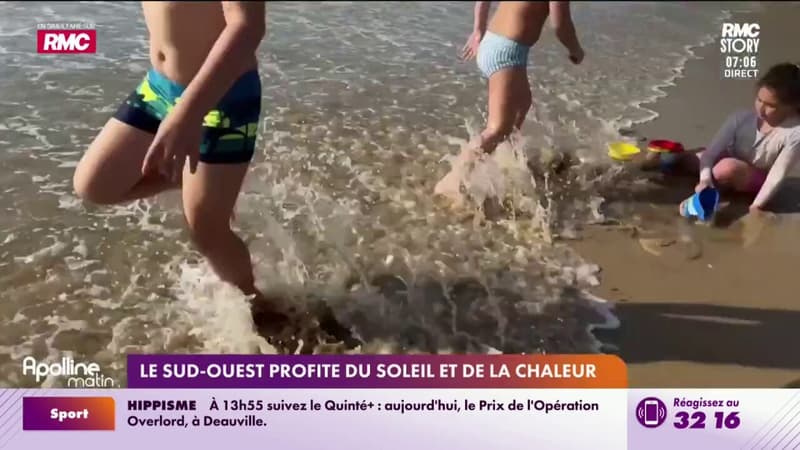Le sud-ouest profite du soleil et de la chaleur