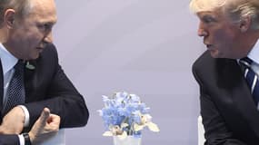 Vladimir Poutine et Donald Trump.