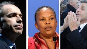 Jean-François Copé, Christiane Taubira, Nicolas Sarkozy