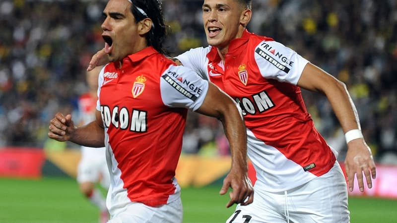 Radamel Falcao et Lucas Ocampos