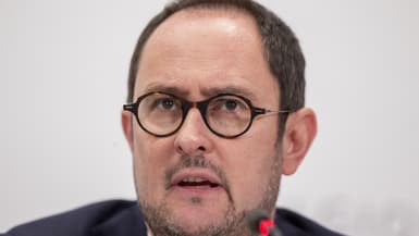 Le ministre de la Justice belge Vincent Van Quickenborne, ici le 16 février 2023 à Bruxelles en Belgique.