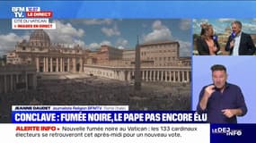 "Il sont dans les temps" - Conclave: les cardinaux concluent leur troisième tour de scrutin avec une fumée noire