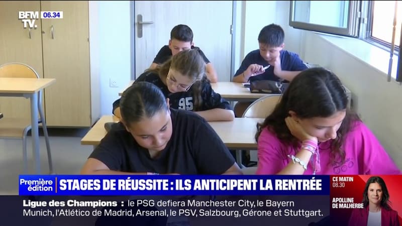 Stages de réussite: ces élèves reprennent les bases avant la rentrée