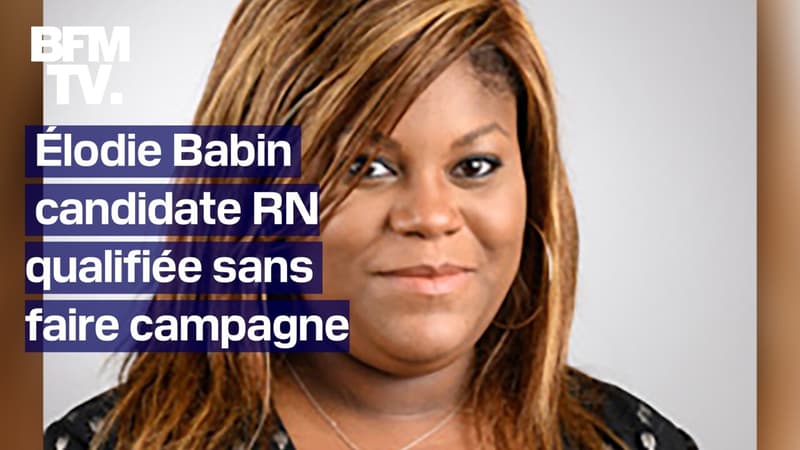 Législatives: Élodie Babin, candidate RN qualifiée au second tour sans faire campagne