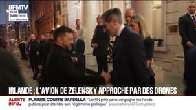 Plusieurs drones repérés sur la trajectoire de l'avion de Volodymyr Zelensky lors de sa visite d'État en Irlande