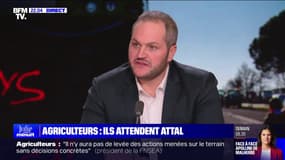 Arnaud Gaillot, président des "Jeunes Agriculteurs", affirme avoir eu "le sentiment d'avoir été écouté" par Gabriel Attal