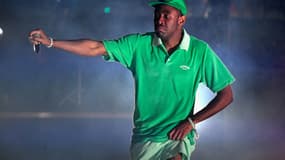 Tyler, The Creator sur la scène du festival Coachella, le 15 avril 2017