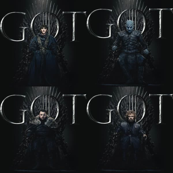 Affiches personnages de la dernière saison de Game of Thrones