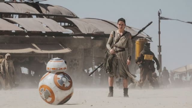 Image du tournage de Star Wars 7