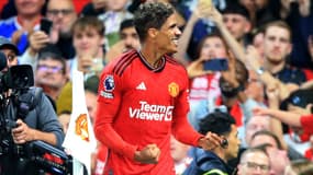 Raphaël Varane avec Manchester United le 14 août 2023