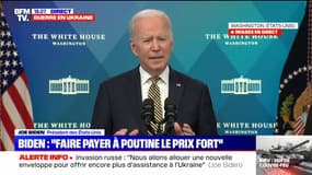Joe Biden sur la guerre en Ukraine: "Le combat n'est pas gagné d'avance"