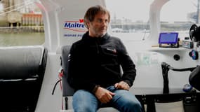 Yannick Bestaven  skipper de Maître Coq, le 27/04/2024