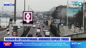 Lyon: 169 amendes par les radars de covoiturage depuis 1 mois