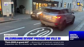 Villeurbanne devient presqu'une ville à 30 km/h