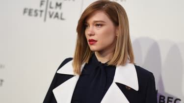 Léa Seydoux le 21 avril 2018 à New York