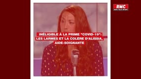 Inéligible à la prime "Covid-19": les larmes et la colère d'Alissia, aide-soignante